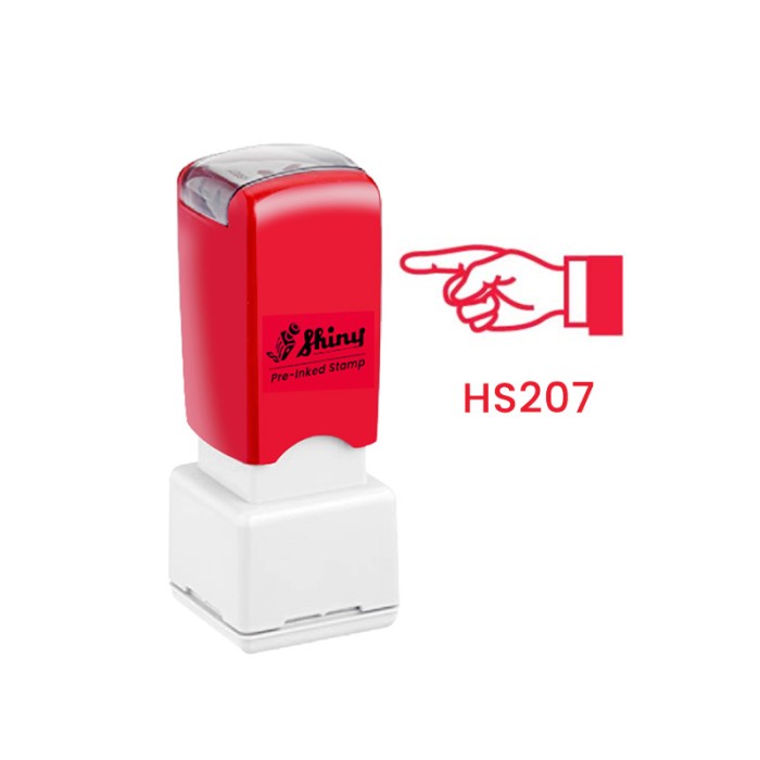 

Stempel Teacher Stamp Shiny OA PreInked Pointing Finger Left HS027