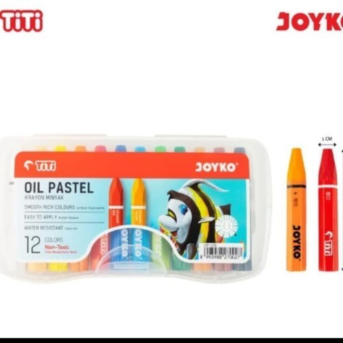 

Crayon / Krayon / Oil Pastell Joyko 12 Warna