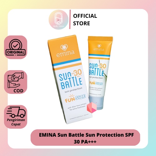 Qeila - EMINA Sun Battle Sun Protection SPF 30 PA+++ ORIGINAL BPOM