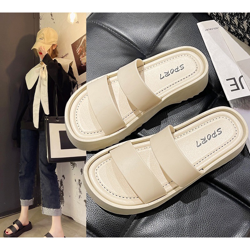 ☀CAMILO☀ SF29 Sandal Wanita Terbaru /Sendal Selop Tali Jelly Laluna /Sendal Karet Korea Kekinian