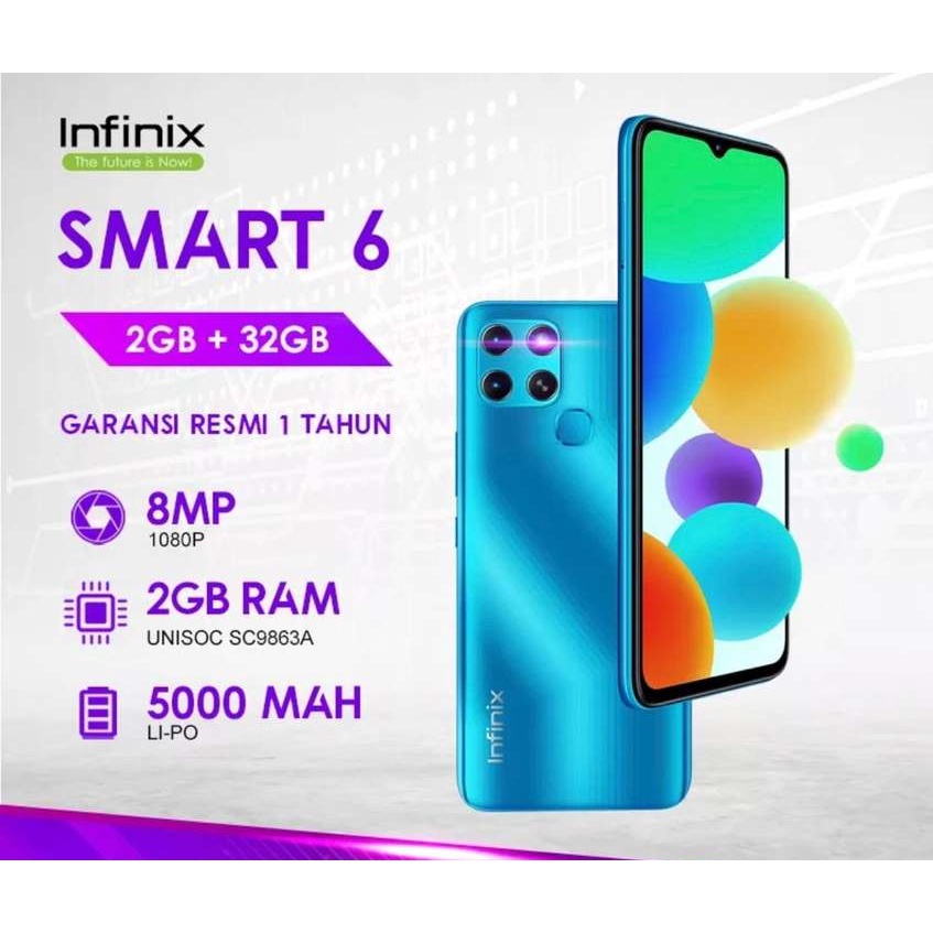 INFINIX SMART 6 2/32GB  &amp; SMART 6 NFC 2/32GB NEW GARANSI RESMI