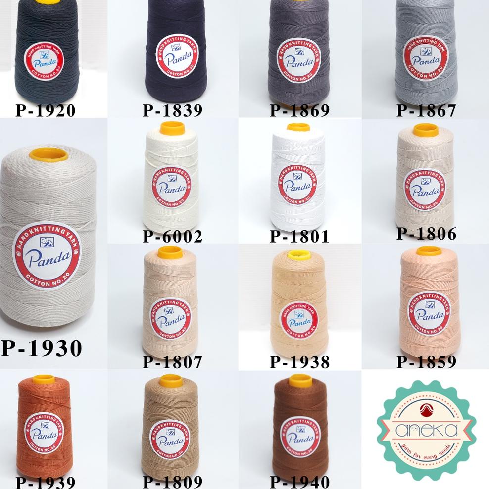 >XG34448< KATALOG - Benang Rajut Katun Panda / Cotton Yarn 1