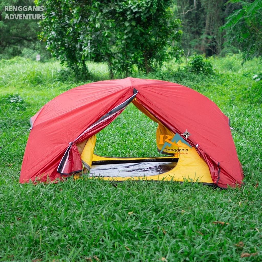 Tenda Camping HILLMAN Early Bird 2 Orang Camping 2 - 3 Orang Frame Alloy