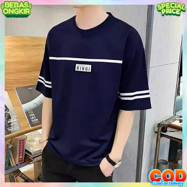 Kaos Pria Distro Pakaian Atasan Pria Import Murah Kaus Distro Ksos Pakean Baju Bsju Keren Original L