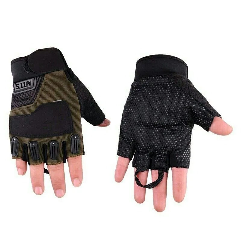 Sarung Tangan Motor Sepeda Setengah Jari Tactical Glove Half Finger Biker Offroad Premium