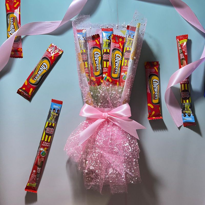 

MINI BUKET COKELAT BUKET SNACK BUKET PINK PINKY BUKET VALENTINE