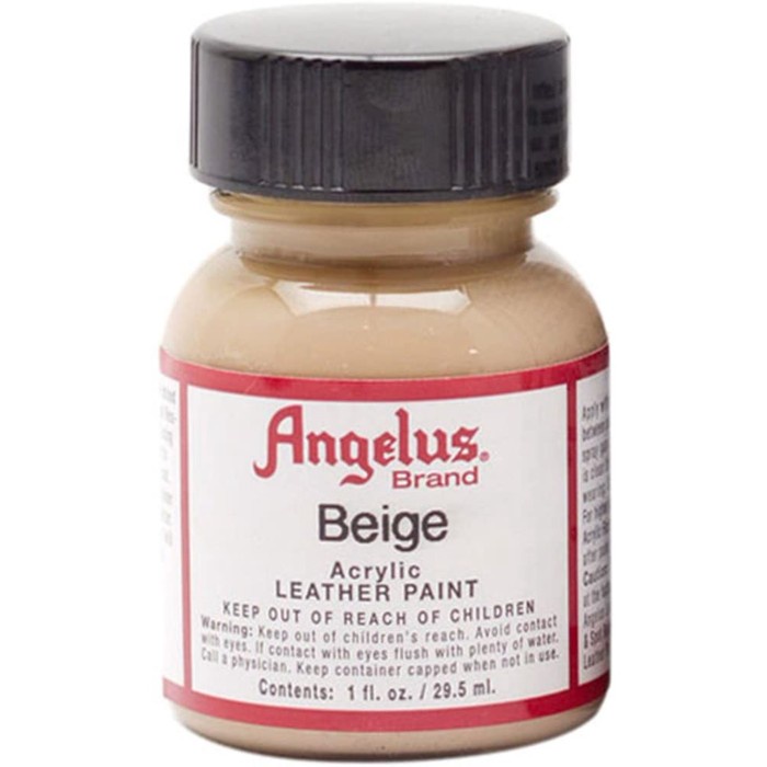 

Angelus Beige Acrylic Leather Paint Cat Bahan Kulit 1 Oz 29Ml Usa