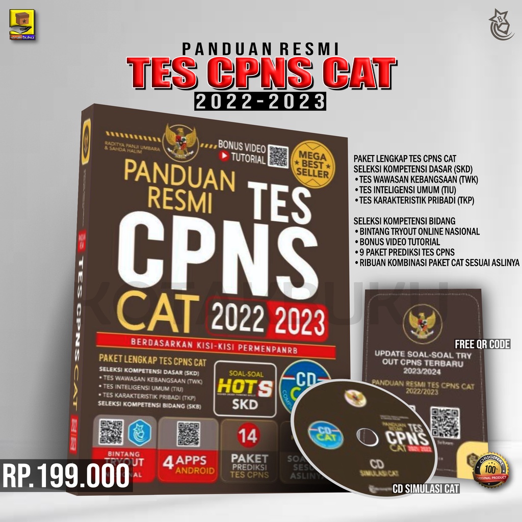 Panduan Resmi Tes CPNS CAT 2022 - 2023 / Tes CPNS 2022 - 2023 / CPNS CAT 2023