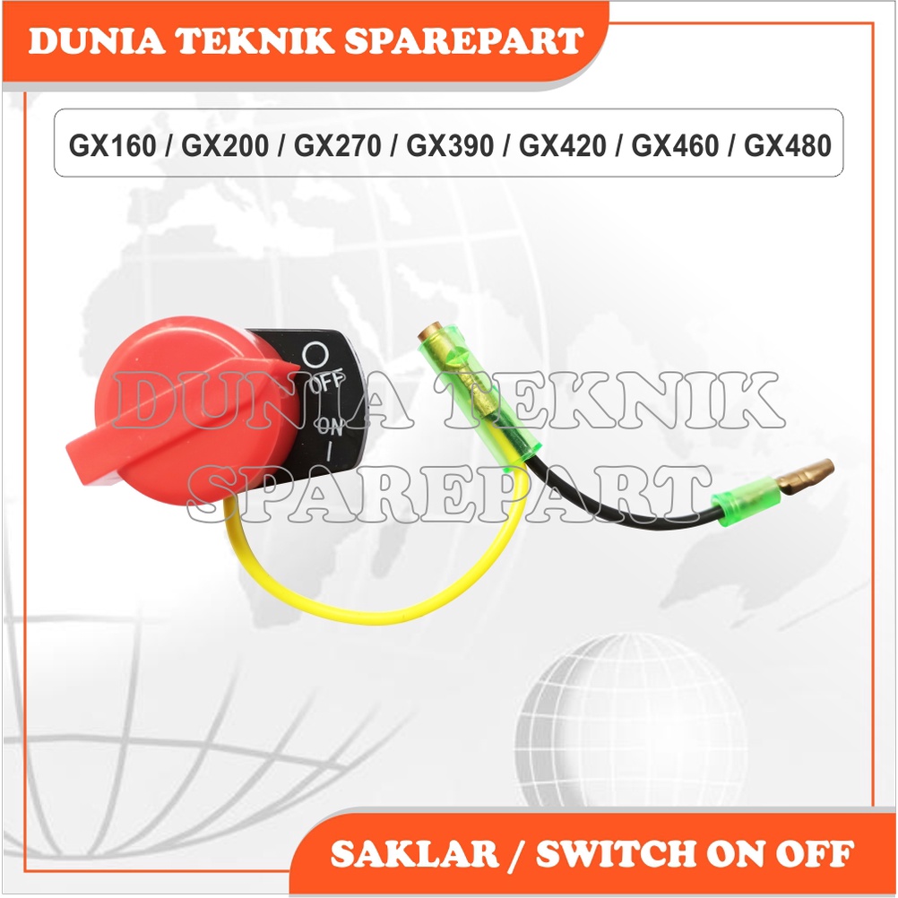 SAKLAR / SWITCH ON OFF MESIN BENSIN, SAKLAR MESIN PENGGERAK