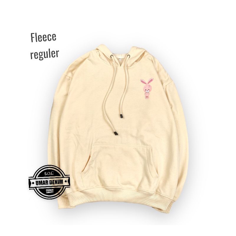 Sweater Hoodie Motif Lucu Bunny Wanita Remaja Dewasa Simple Imut L XL XXL