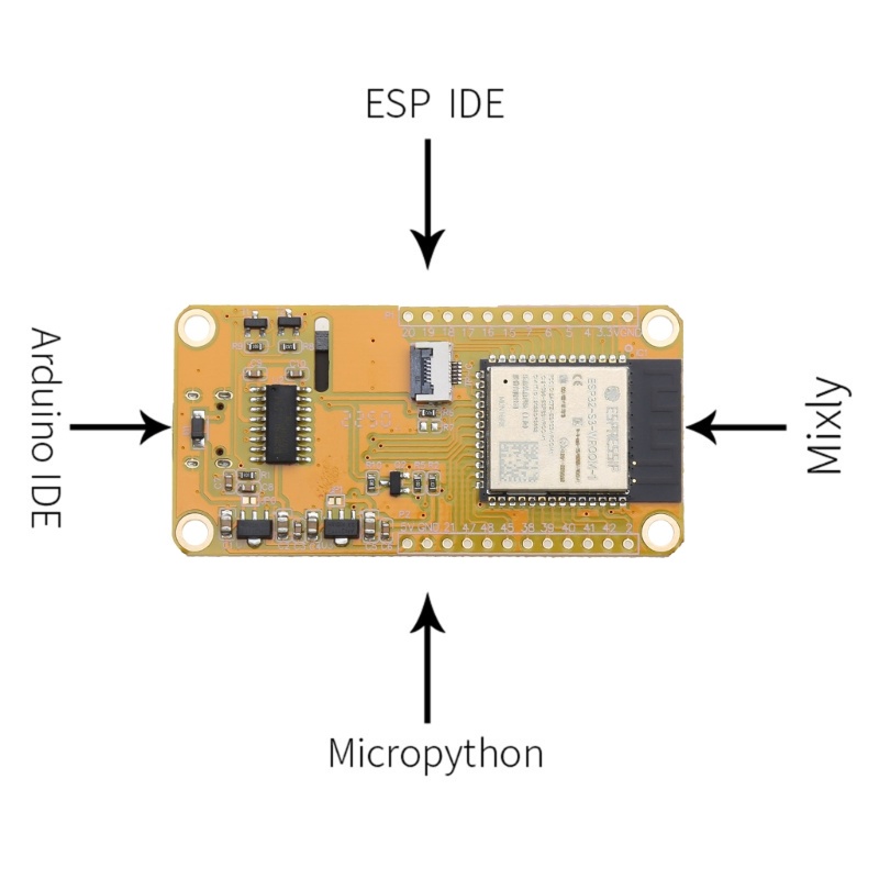 Btsg ESP32 S3 WIFI &amp; Bluetooth-Kompatibel Cerdas-Display Layar 1.9in Modul TFT