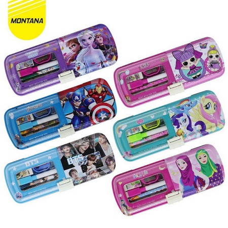 

Terlaris ✨ -Kotak Tempat Pensil Case Kaleng Set 5 In 1 3323 Lucu Murah- 2.2.23