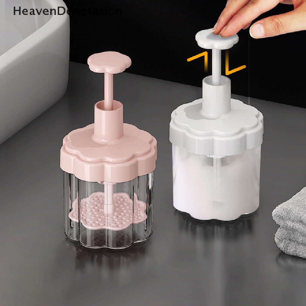 [HeavenDenotation] Pembersih Wajah Shower Mandi Shampoo Foam Maker Bubble Foamer Clean Busa Alat Bersih HDV