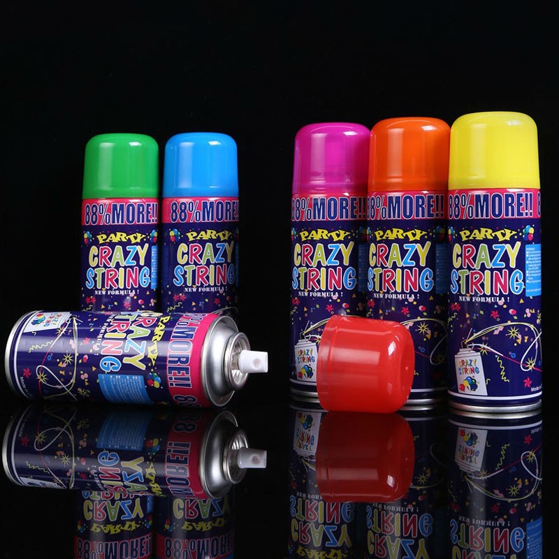 AVVET Party Crazy String Semprotan Pesta String Spray Party Semprotan Jaring Laba laba