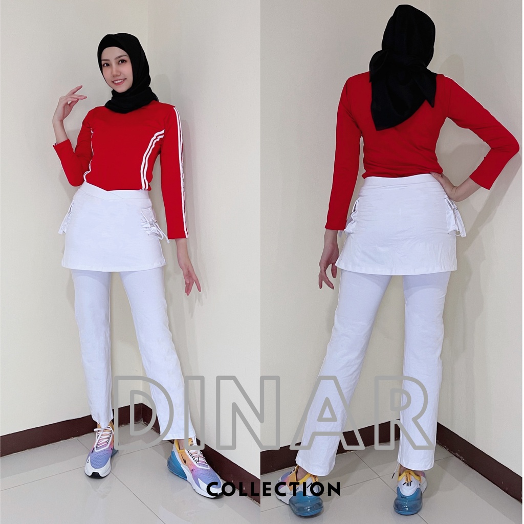 Celana Senam Model Rok Kantong /Celana Senam Rok Kantong Olahraga Wanita/Celana Senam Rok Cargo Cewe