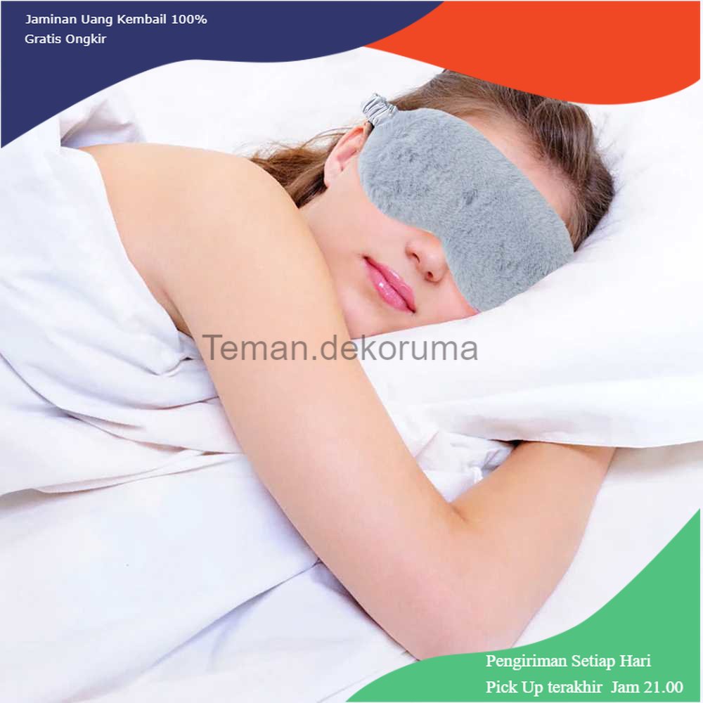 TD - TRV Yeye Sleeping Mask Blindfold Eye Patch Penutup Mata Masker Tidur Bulu - 021