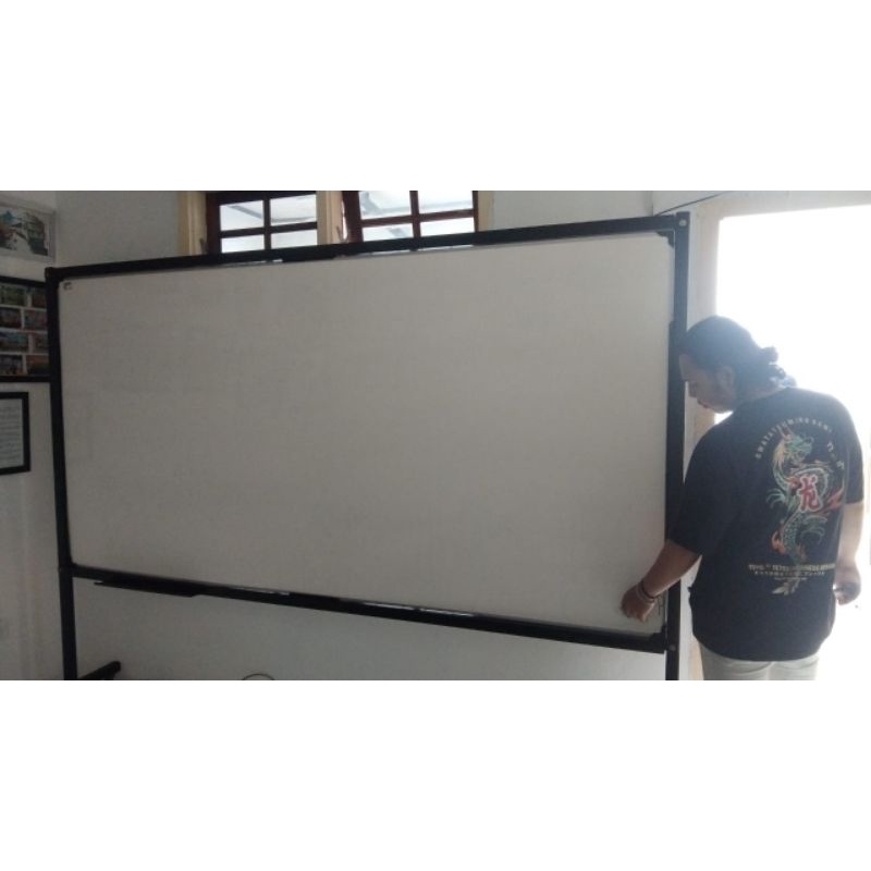 

Papan Tulis Kaki Besi Plus Roda Ukuran 122*244 cm
