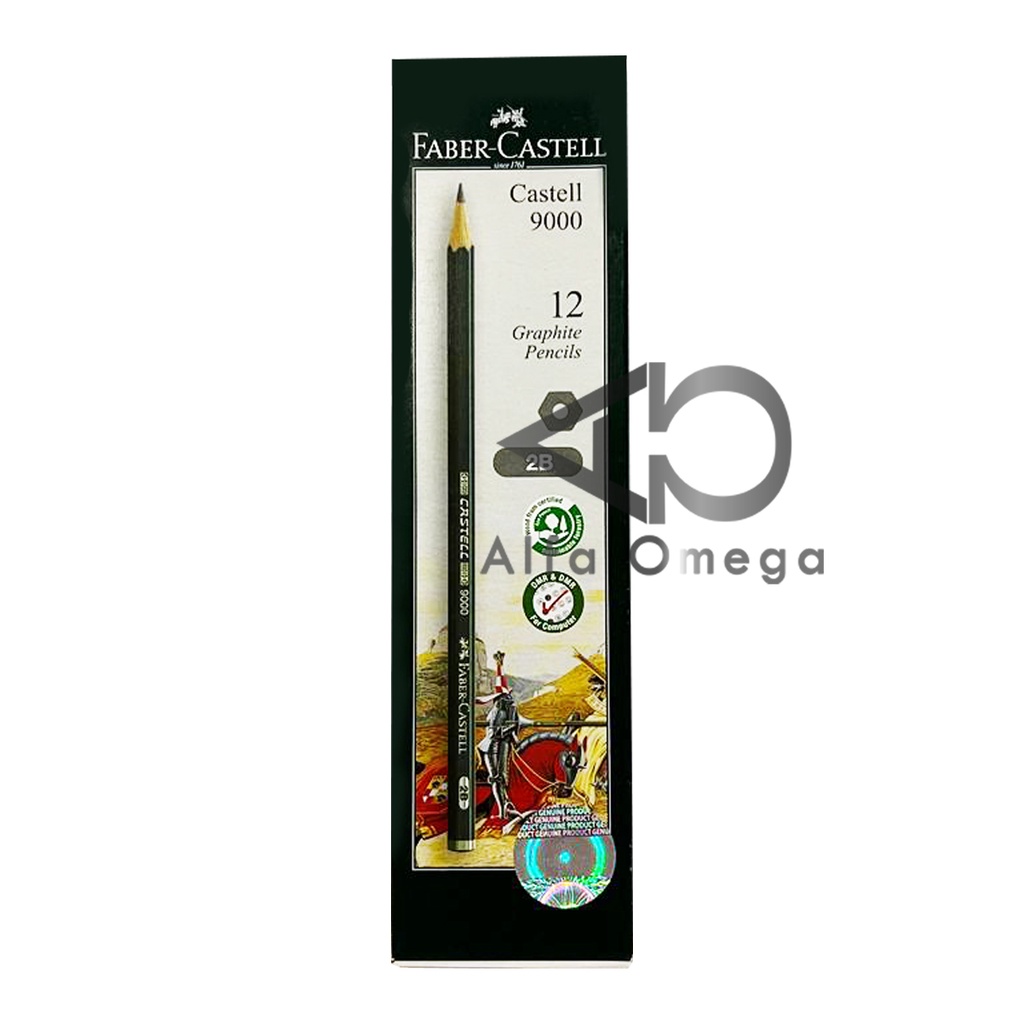 

Pensil Kayu Faber Castell 2B 9000