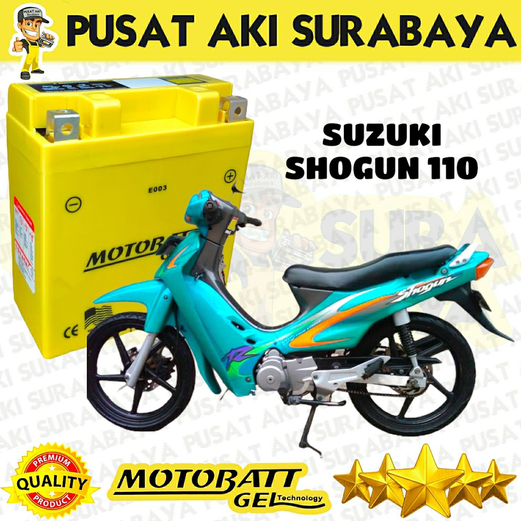 ACCU TERBAIK MOTOBATT MTX5AL SUZUKI SHOGUN 110 SATRIA 120 TITAN ASTREA GRAND LEGENDA GM5Z GT6A YT7C YB5LB