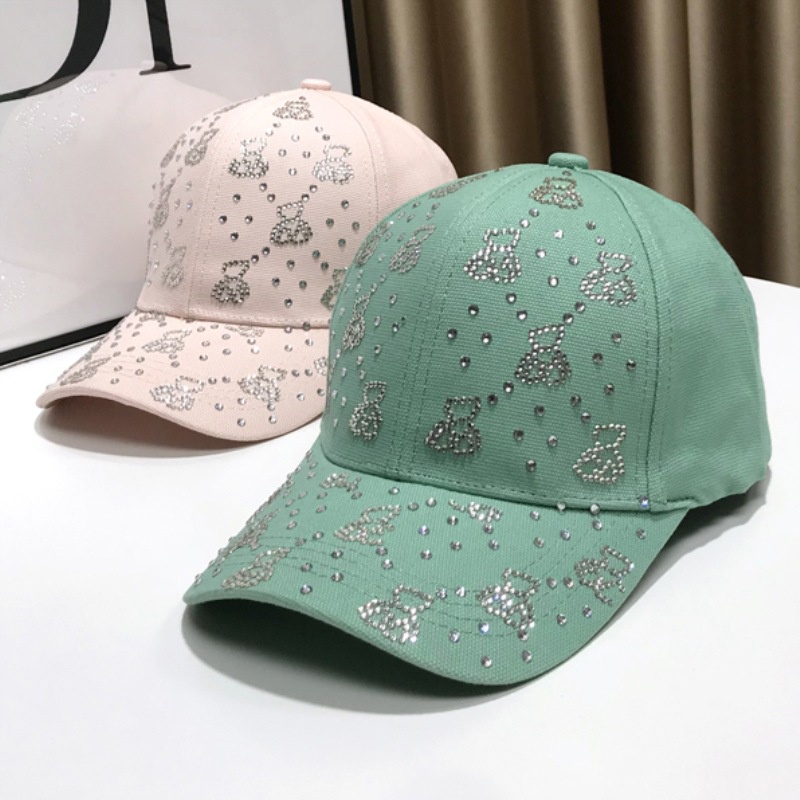 Topi Matahari Musim Semi Topi Berlian Perempuan Topi baseball