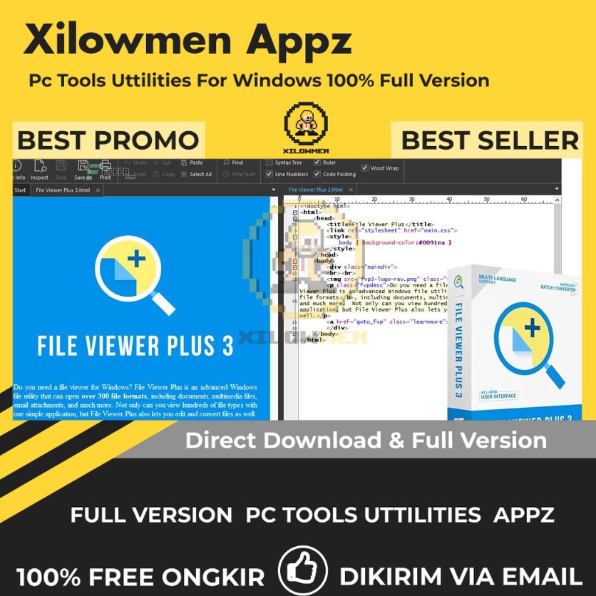 [Full Version] File Viewer Plus Pro PC Tools Software Utilities Lifetime Win OS