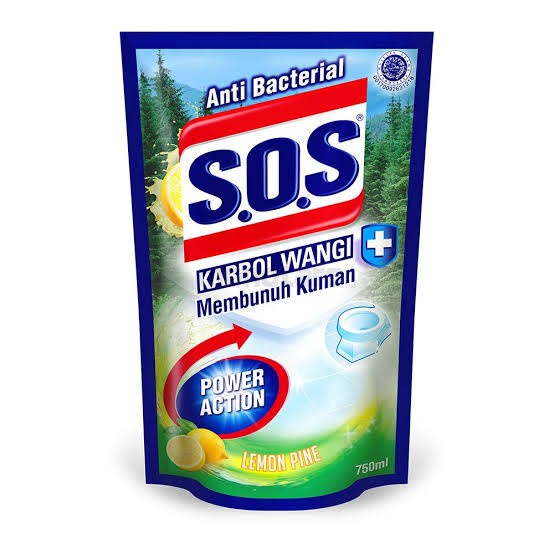 SOS KARBOL 750 REFILL LEMON PINE