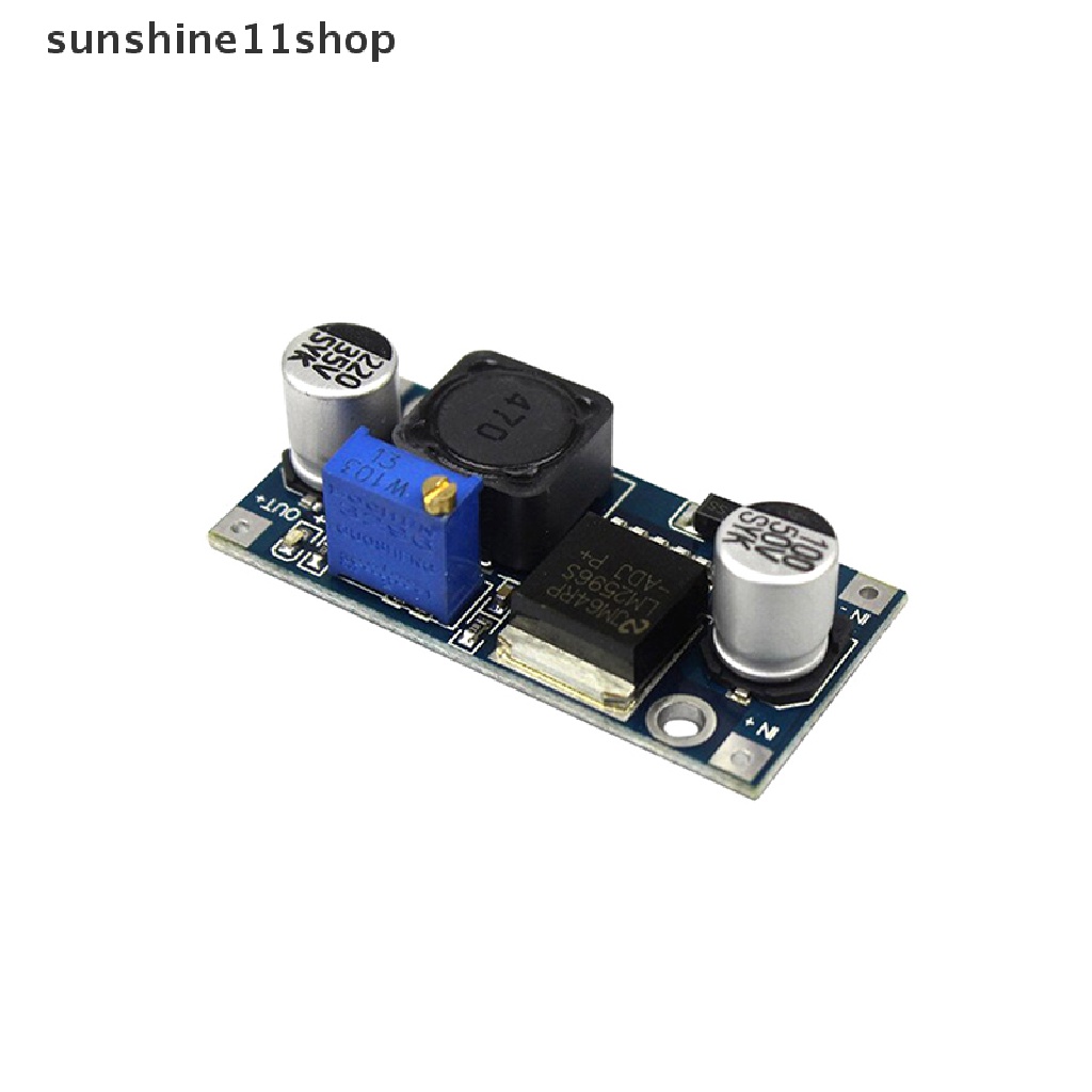 Sho Smart Elektronik LM2596S DC-DC Step-down Power Supply Module 3A Adjustable Step-down Module Regulator Tegangan N