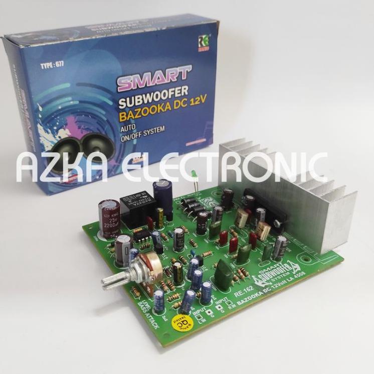 ➴ Kit Power Subwoofer Mobil Bazzoka 12V DC ☼