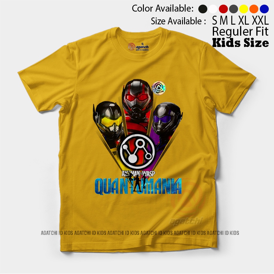 Baju Kaos Atasan Anak Laki - Laki Agatchi Motif Ant Man