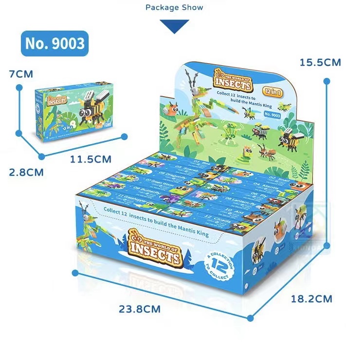 Kompatibel Lego Rakitan Blok Bangunan Partikel Kecil Animal 12 Zodiak Lego Building Blocks Educ