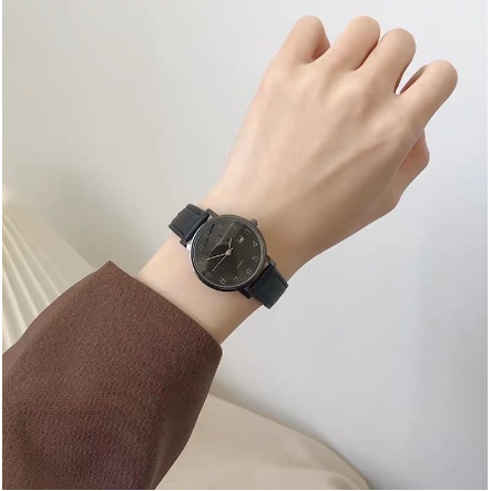 ONNIE Jam tangan Unisex tanggal aktif simple ala vintage