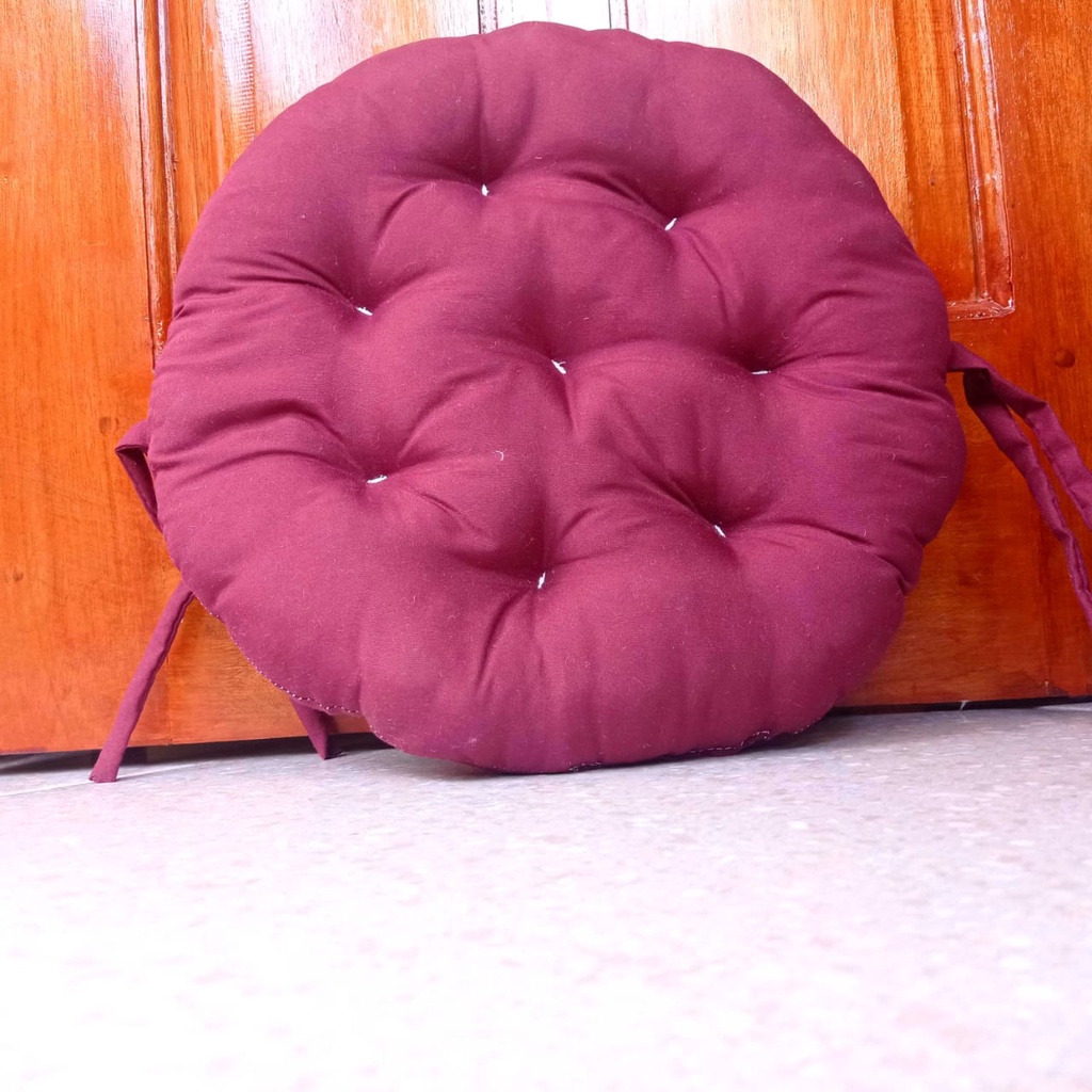 Bantal duduk bantal lesehan panjang lebar diameter 35x35cm