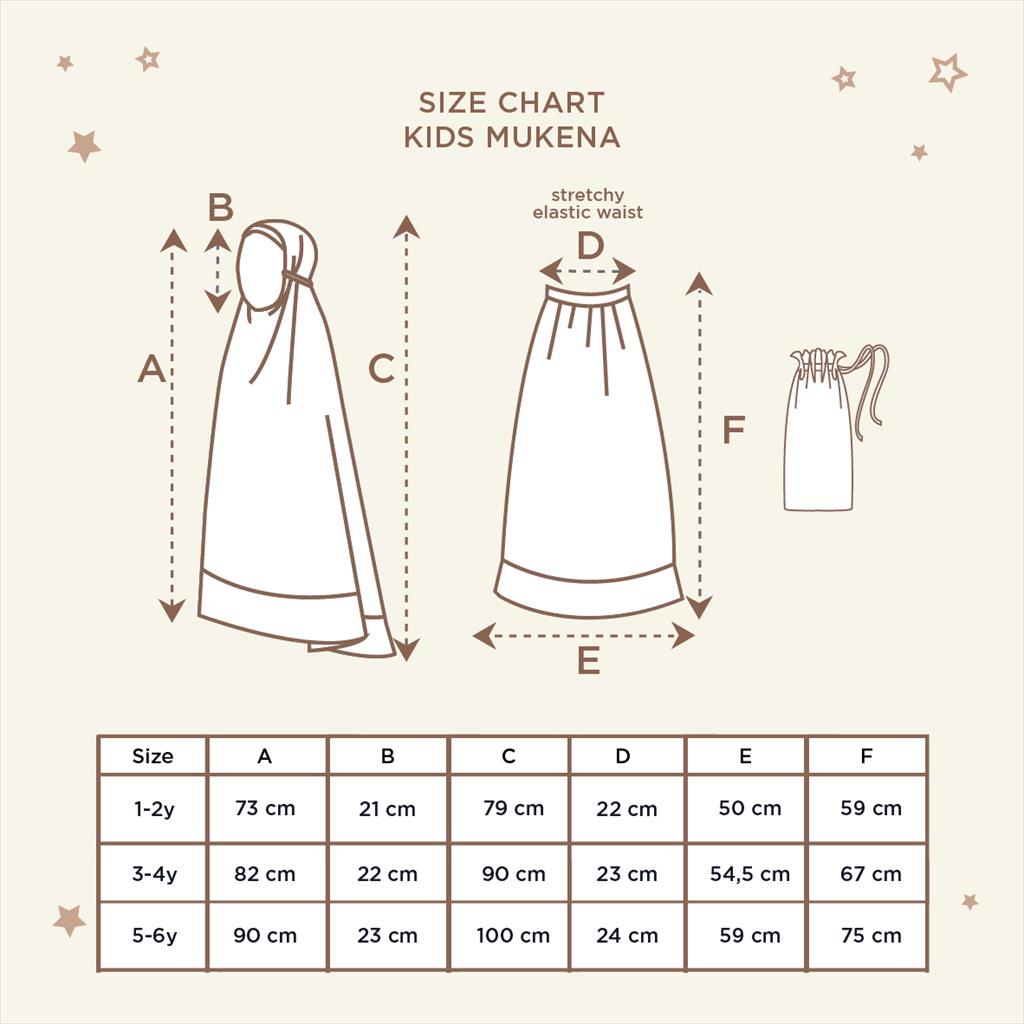 [TOMS] LITTLE PALMERHAUS (1set) Mukena Kids Anak Blissful Ramadhan 2023 RAYA COLLECTION 1-6y