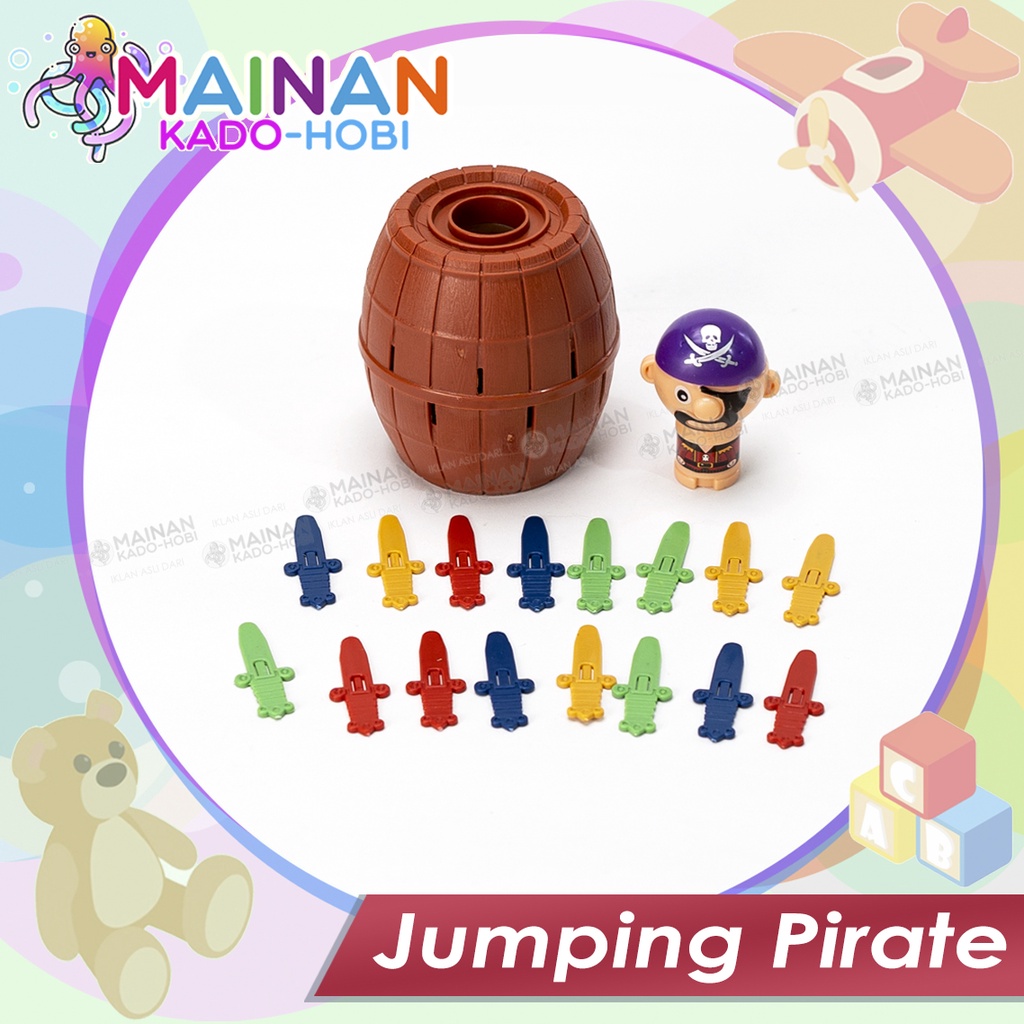 MAINAN ANAK EDUKASI FAMILY GAMES BAJAK LAUT JUMPING PIRATES