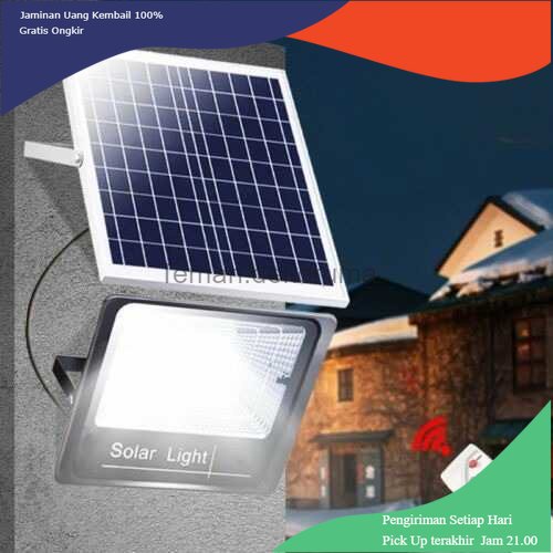 TD - LMP OOBEST Lampu Dinding Solar Sensor Cahaya Waterproof 144 LED Cool White - OB144