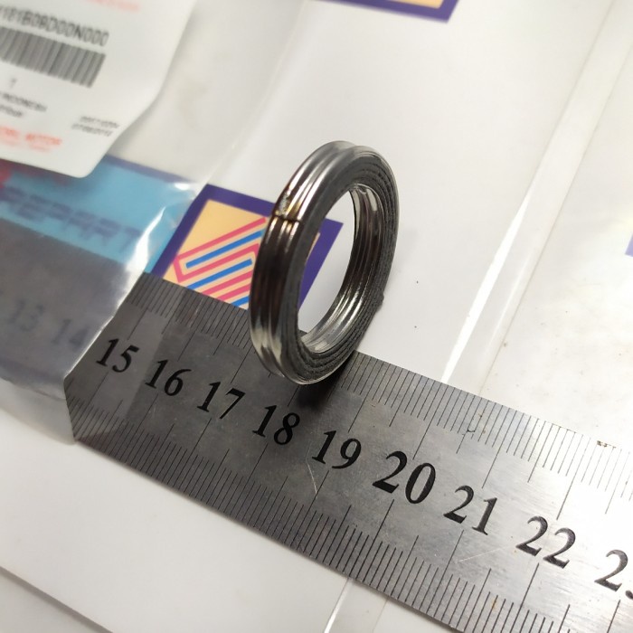 Suzuki Parts 14181B09D00N000 Gasket Pipa Knalpot Depan Smash Titan Ori