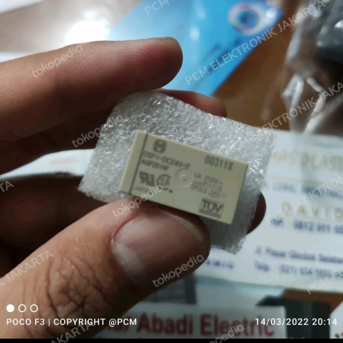 Relay Nais Dsp1-Dc24V 6Kaki 6Pin 6 Kaki Pin 24Volt 24V 24 Volt V Kode 357