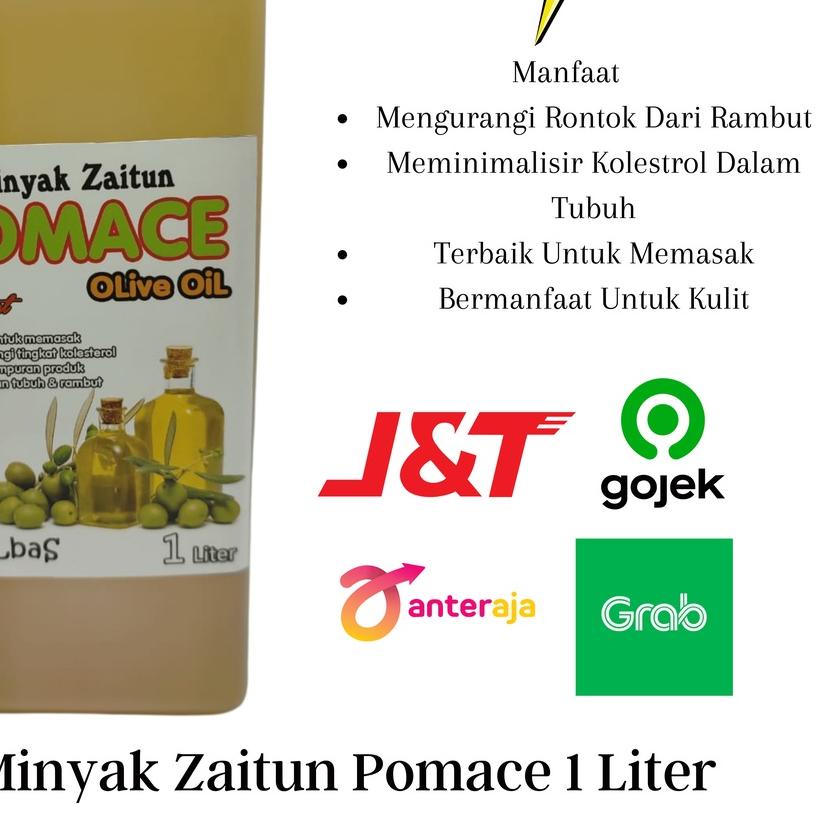 

❋ Pomace olive oil / minyak zaitun pomace 1 liter ♠