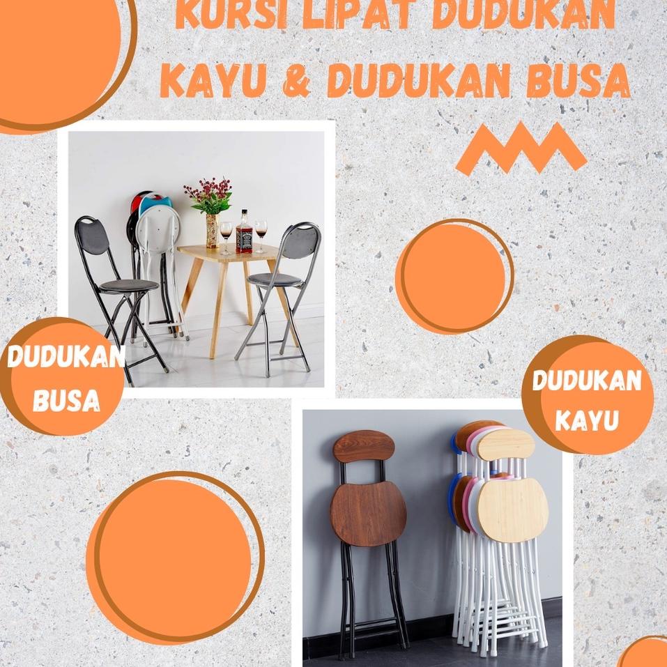 ✯ Kursi Lipat / Kursi Lipat Portable / Kursi Sholat / Bangku Makan Kayu / Kursi Sholat / Bangku Shol
