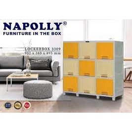 Napolly Locker Box 3 susun/lemari flip napolly