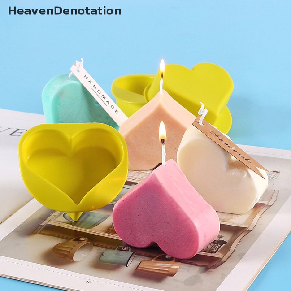 [HeavenDenotation] 1per4 Cavity Cetakan Pembuat Sabun Silikon Baking DIY Mold Untuk Cake Bakeware HDV