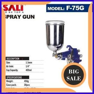 onderdil SALI F75G Spray Gun Cup Semprotan Cat Tabung Atas 400cc 1F3BZ3