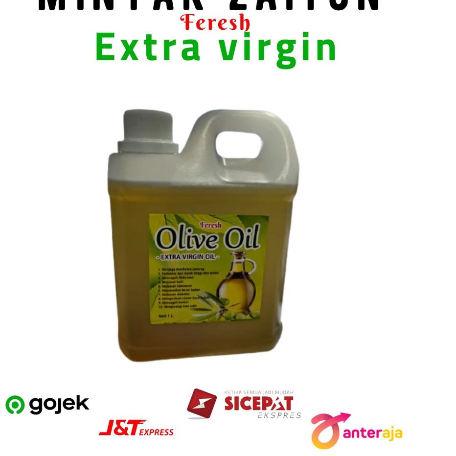 

☪ PROMO Minyak zaitun curah 1liter extra virgin spany original Jaitun Olive Oil ☊