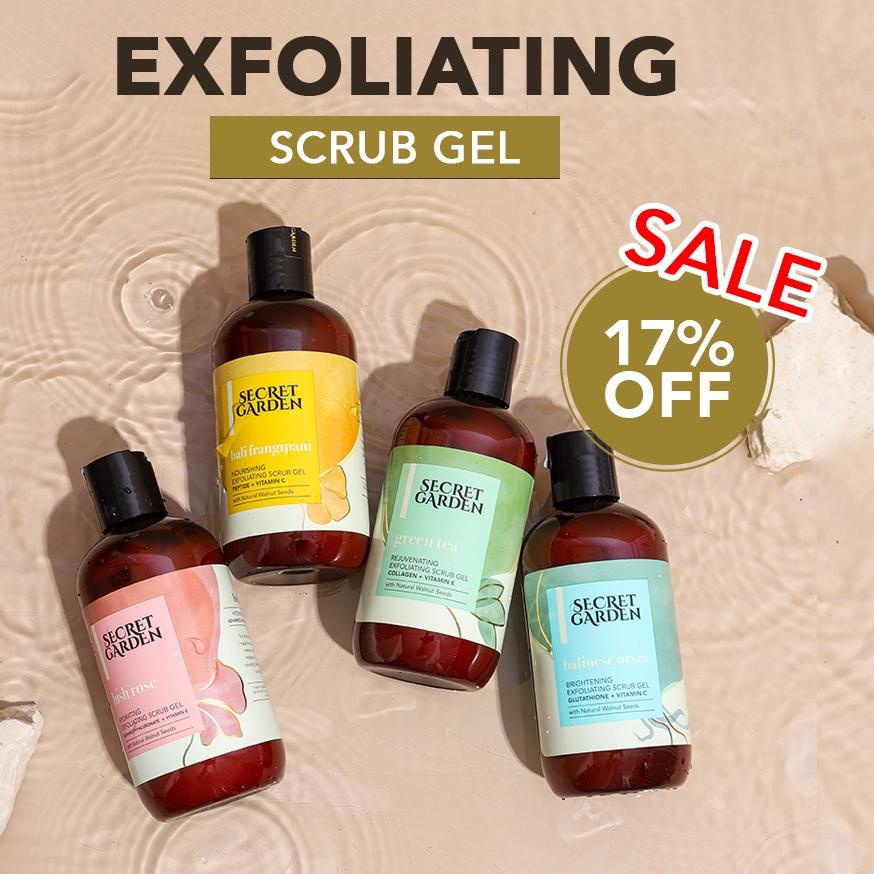 ☝ Secret Garden Exfoliating Body Scrub Gel 250ml ✼