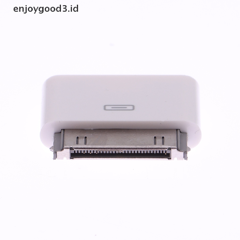 【 Rready Stock 】 Micro Usb to 30 Pin Charger Converter Adapter for Apple Phone 4 4s 3gs Ipod Data Ssynchronization Adapter （ ID ）