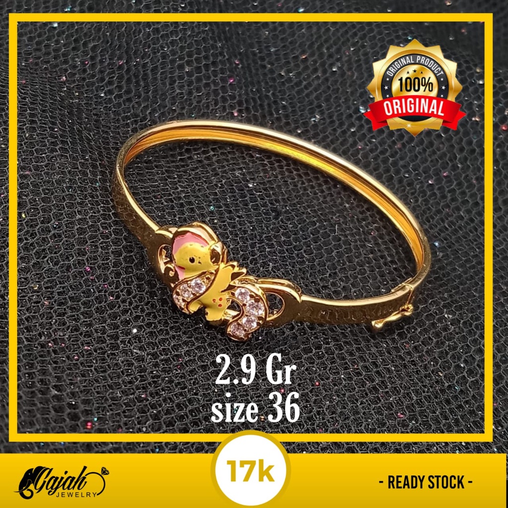 Gelang anak emas 17k - 2.9 gr kadar 750 - 4218