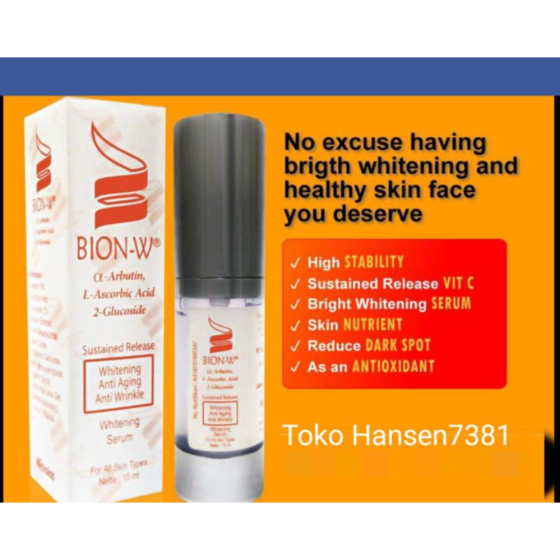 Bion - W PER BOTOL Serum Wajah anti Aging dan Pencerah