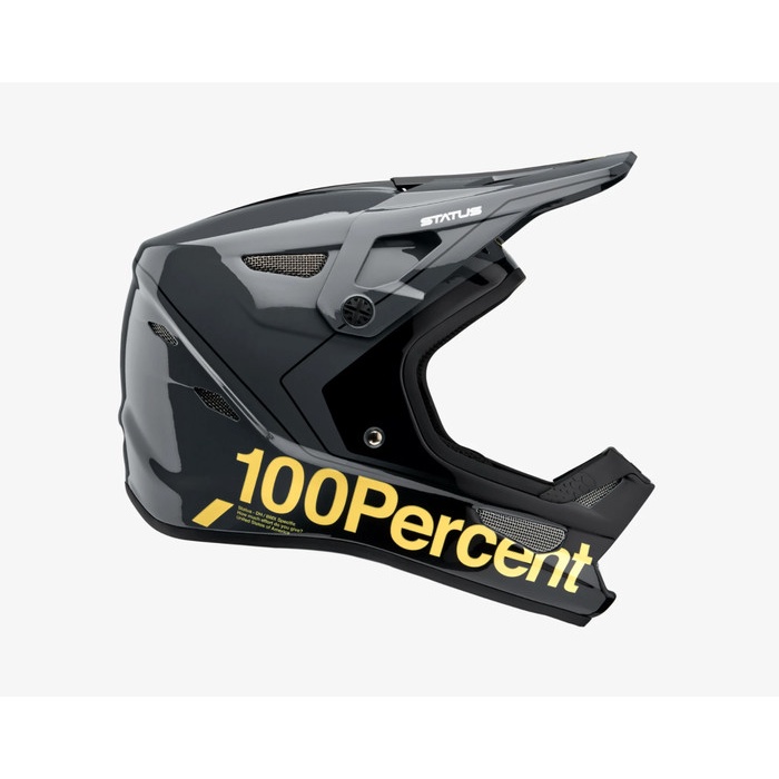 Terlaris Helmet 100% Status Carby Charcoal / Helm Mtb Fullface
