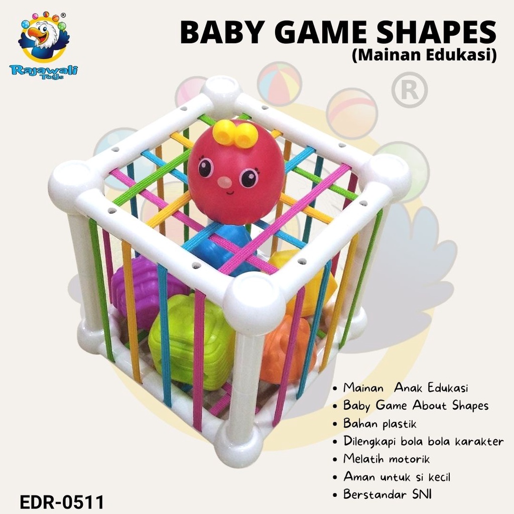 RAJAWALI TOYS GAJAHMADA BABY GAME SHAPES 5988