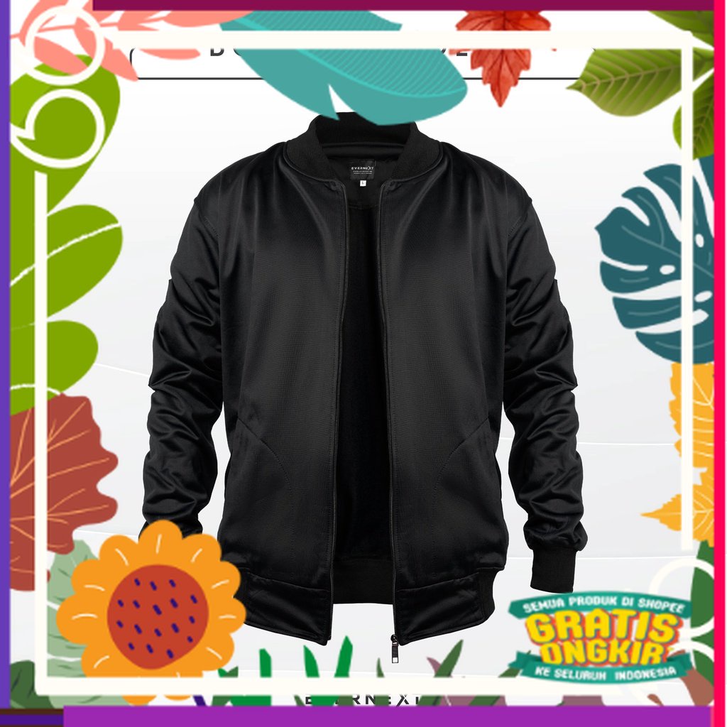 JAKET BOMBER BOOMBER PRIA JAKET POLOS COWOK JAKET CASUAL PRIA JAKET MOTOR PRIA WINDPROOF TERBARU EVE